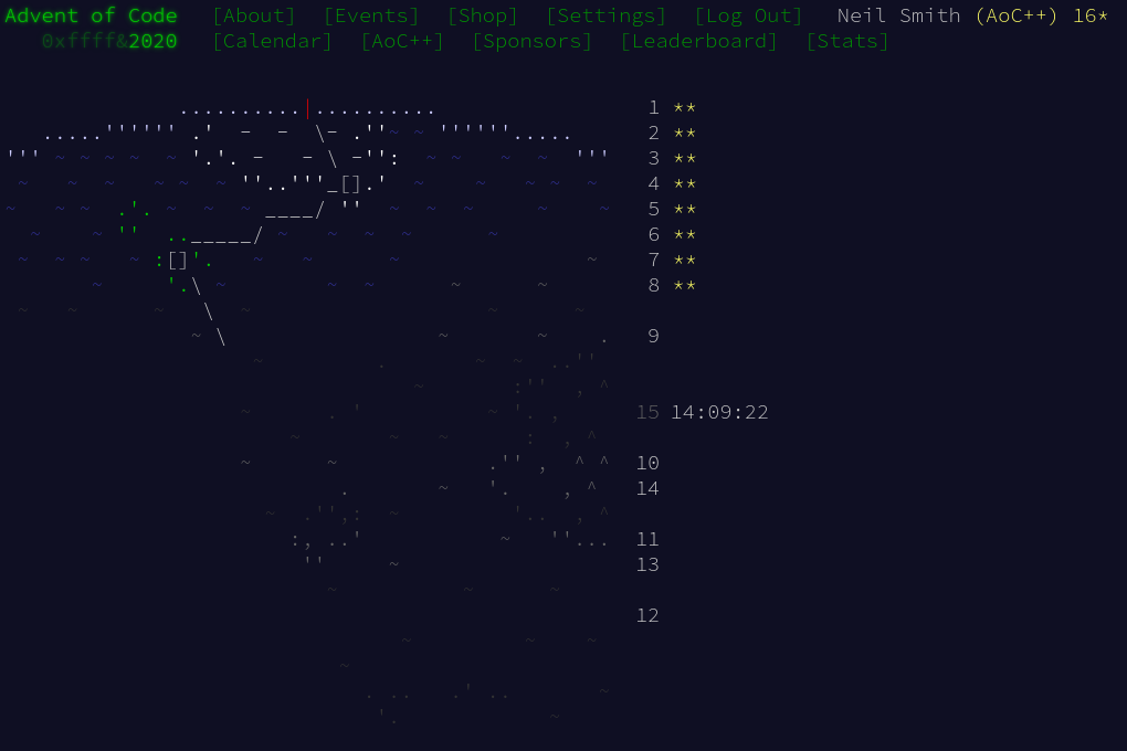 Advent of Code 2020 day 8