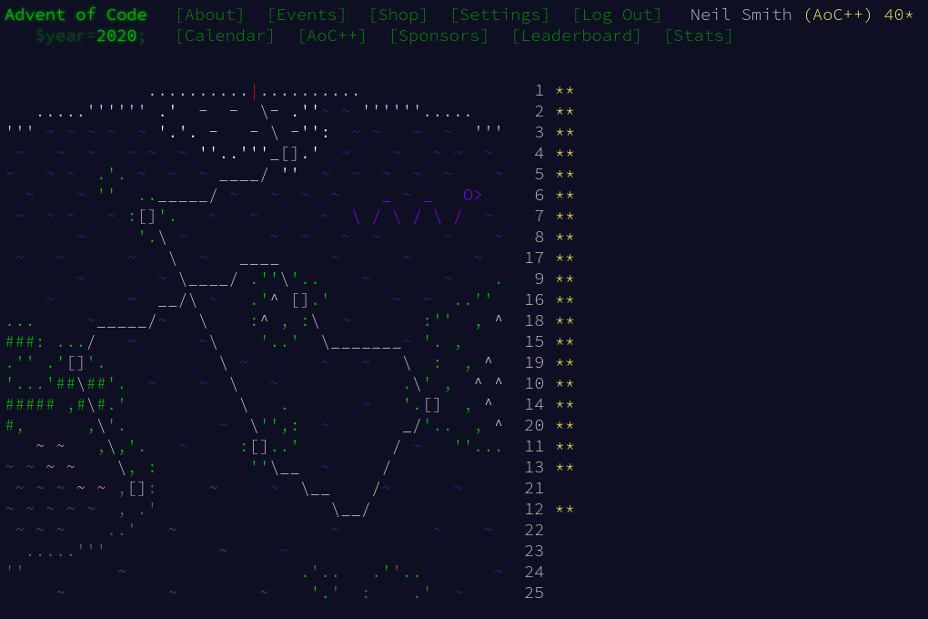 Advent of Code 2020 day 20