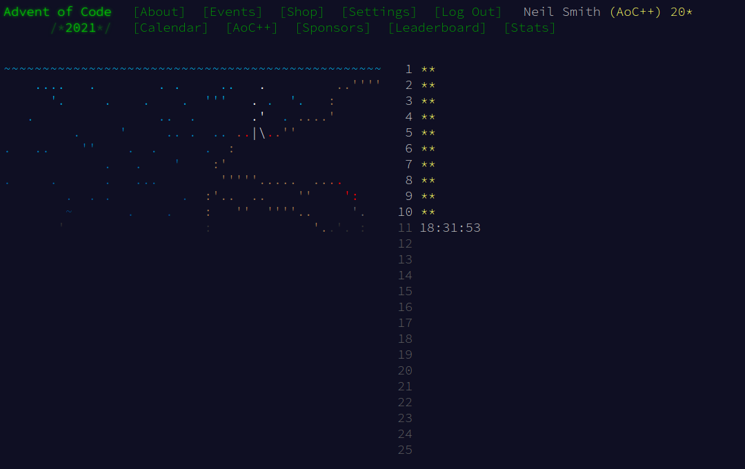 Advent of Code 2021 day 10