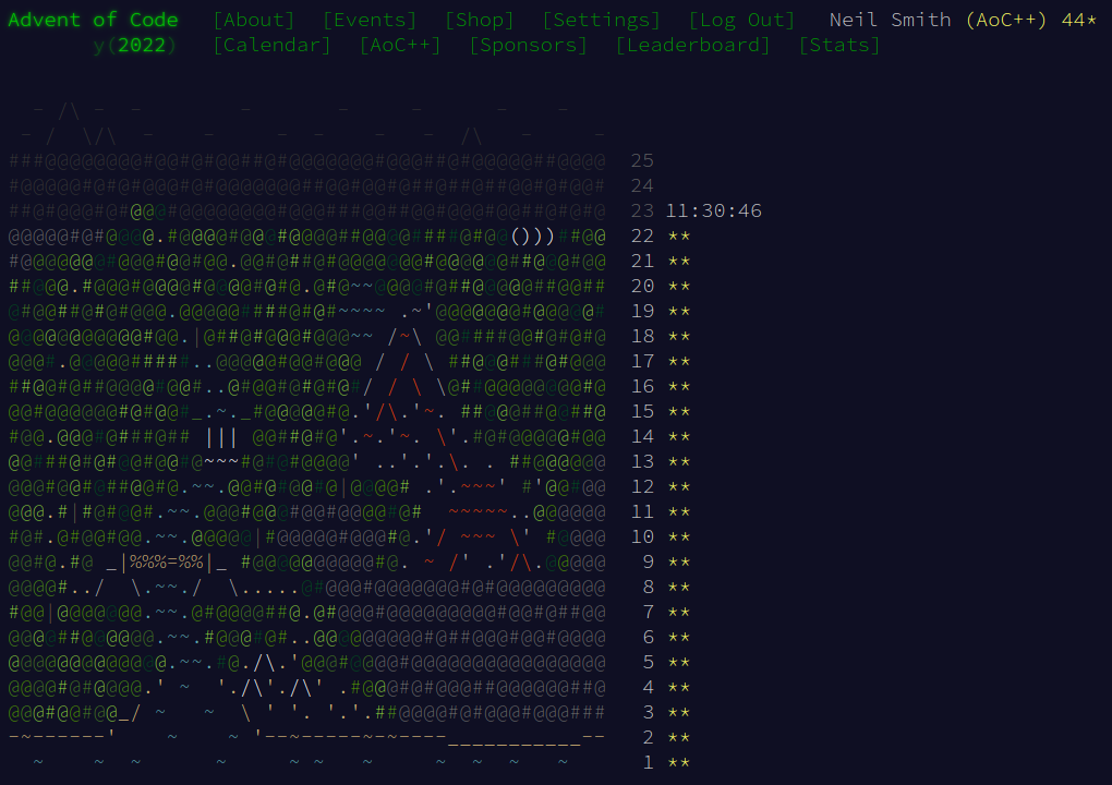 Advent of Code 2022 day 22