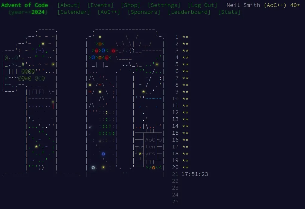 Advent of Code 2024 day 20