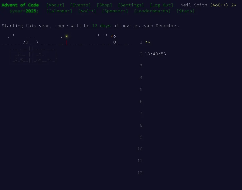 Advent of Code 2025 day 1