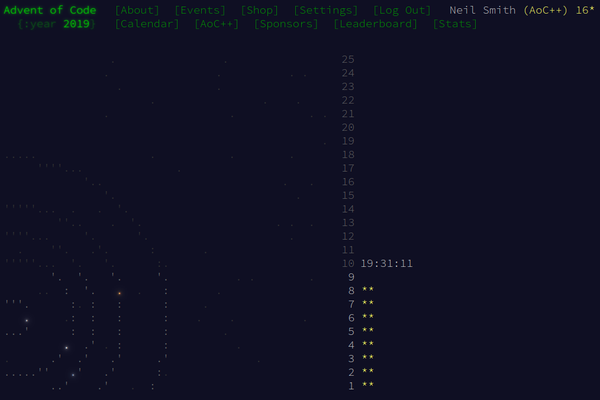 Advent of Code 2019 day 8