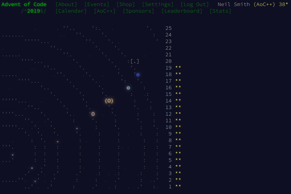 Advent of Code 2019 day 19