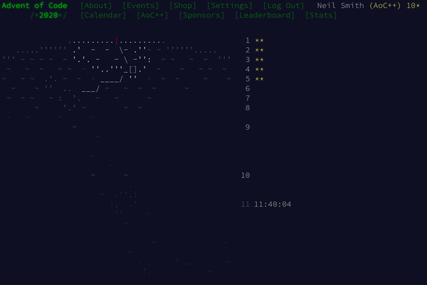 Advent of Code 2020 day 5