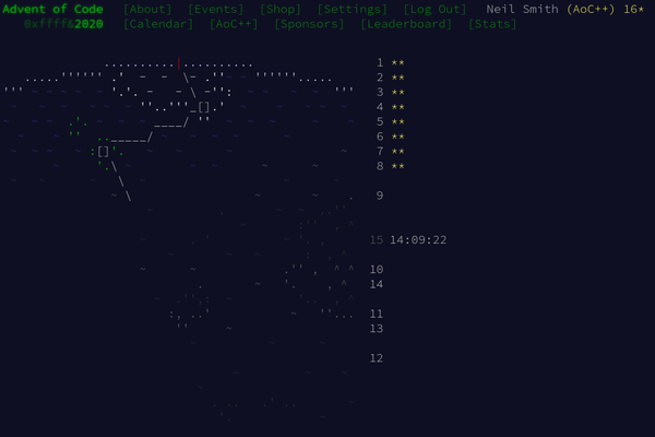 Advent of Code 2020 day 8