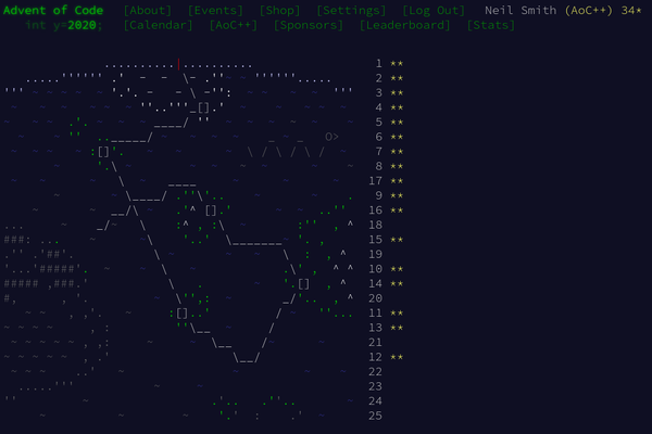 Advent of Code 2020 day 17