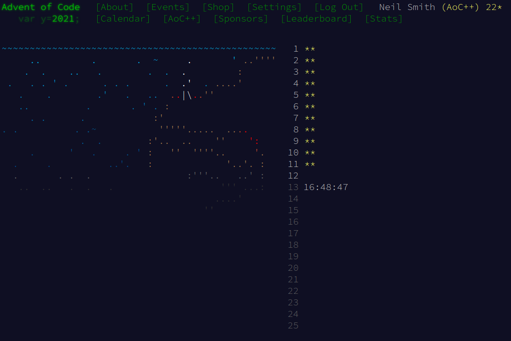 Advent of Code 2021 day 11