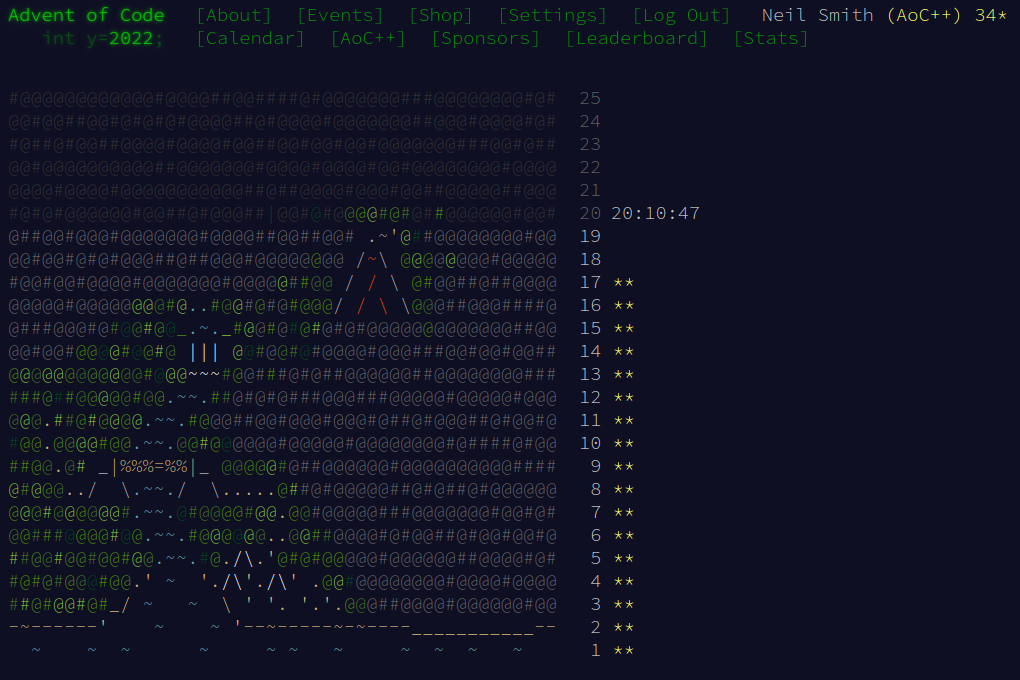 Advent of Code 2022 day 17