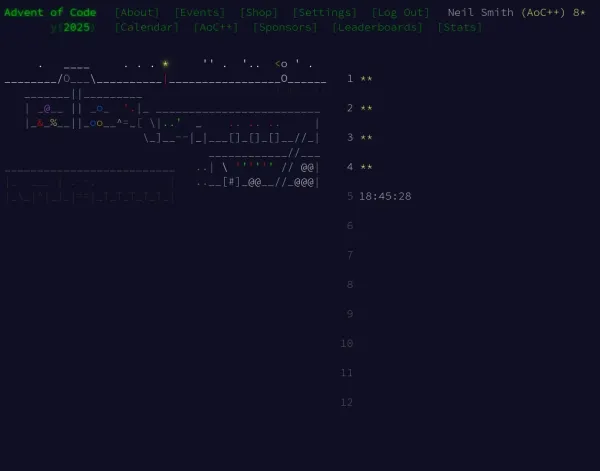 Advent of Code 2025 day 4