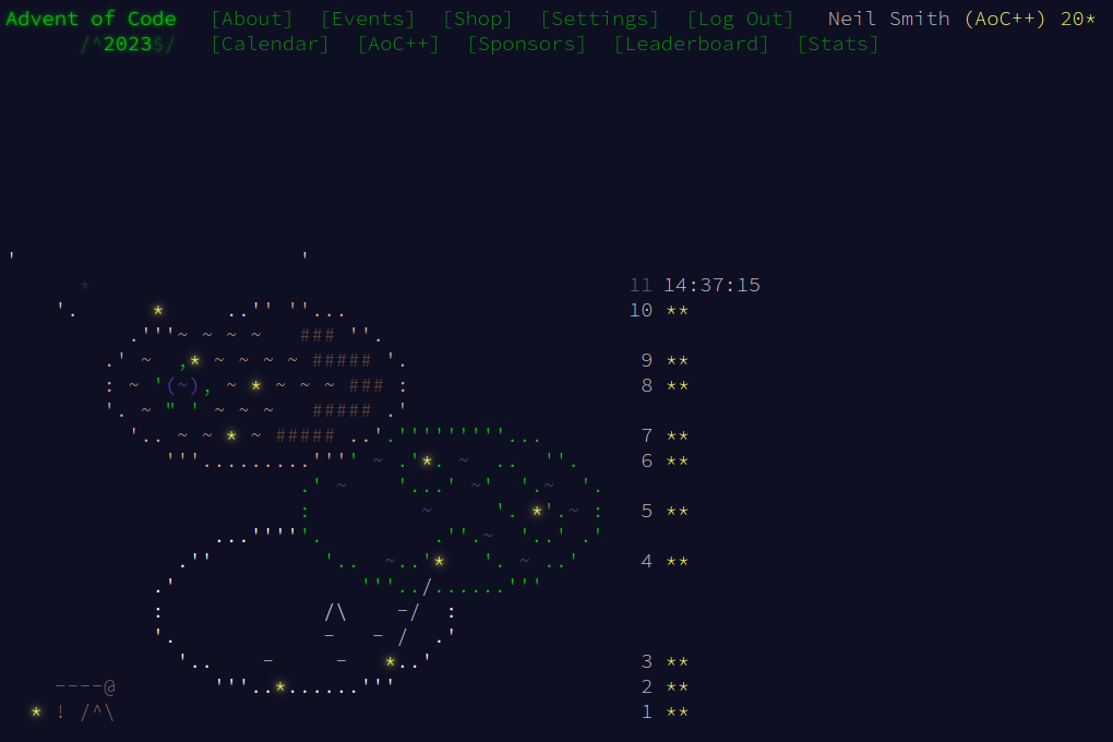 Advent of Code 2023 day 10