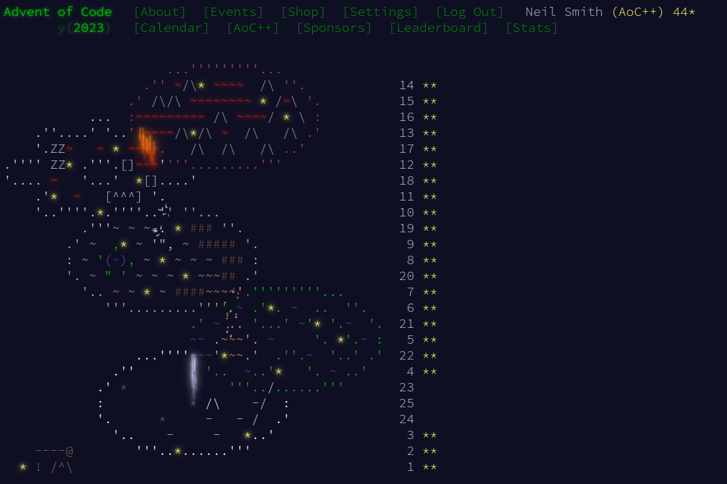 Advent of Code 2023 day 22